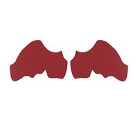 eXtremeRate Red Anti-Skid Sweat-Absorbent Controller Grips for ps4 Controller, Professional Textured Soft Rubber Handle Grips for ps4 Slim Pro Controller - Improve The Grip and Comfort