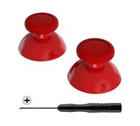 eXtremeRate Red Replacement 3D Joystick Thumbsticks, Analog Thumb Sticks with Cross Screwdriver for Nintendo Switch Pro Controller