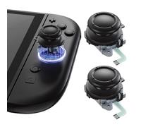 eXtremeRate Replacement 3D Joystick for Nintendo Switch 2 JoyCon, Controller Left Right Analog Stick Thumbsticks with Repair Tools for JoyCon 2, Multi-Colors - Black