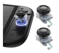 eXtremeRate Replacement 3D Joystick for Nintendo Switch 2 JoyCon, Controller Left Right Analog Stick Thumbsticks with Repair Tools for JoyCon 2, Multi-Colors - Clear