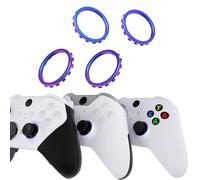 eXtremeRate Replacement Accent Rings for Xbox Elite Series 2 Core | for Elite Series 2 | for Xbox One Elite | for eXtremeRate ASR Version Shell for Xbox Series X/S Controller - Chameleon Purple Blue