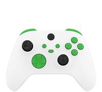 eXtremeRate Replacement Buttons for Xbox Core Wireless Controller, Green DIY Accessories Kit LB RB LT RT Bumpers Trigers Dpad ABXY Start Back Sync Share Keys Parts for Xbox Series X & S Controller