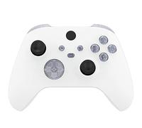 eXtremeRate Replacement Buttons for Xbox Series X & S Controller, Clear Custom Accessories Repair Bumpers Trigers Dpad ABXY Start Back Sync Share Keys Parts for Xbox Core Wireless Controller