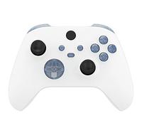 eXtremeRate Replacement Buttons for Xbox Series X & S Controller, Clear Glacier Blue Custom Accessories Bumpers Trigers Dpad ABXY Start Back Sync Share Keys Parts for Xbox Core Wireless Controller
