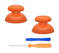 eXtremeRate Replacement Custom Joystick Analog Stick Compatible with p s 5 Controller, for p s 4 All Model Controller - Orange