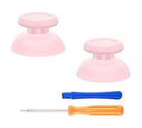 eXtremeRate Replacement Custom Joystick Analog Stick Compatible with p s 5 Controller, for p s 4 All Model Controller - Cherry Blossoms Pink