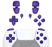 eXtremeRate Replacement D-pad R1 L1 R2 L2 Triggers Share Options Face Buttons, Full Set Buttons Compatible with ps5 Controller BDM-030 BDM-040 BDM-050- Purple