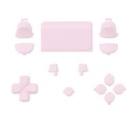 eXtremeRate Replacement D-pad R1 L1 R2 L2 Triggers Touchpad Action Home Share Options Buttons, Cherry Blossoms Pink Full Set Buttons Repair Kits with Tool for ps4/Slim/Pro CUH-ZCT2 Controller
