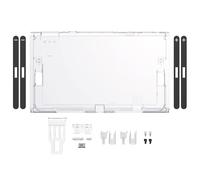 eXtremeRate Replacement DIY Rear Back Plate for Nintendo Switch 2 Handheld Console, Custom Housing Cover Shell Case for Switch 2 (Without Kickstand) - Clear