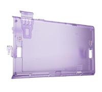 eXtremeRate Replacement DIY Rear Back Plate for Nintendo Switch 2 Handheld Console, Custom Housing Cover Shell Case for Switch 2 (Without Kickstand) - Clear Atomic Purple