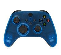 eXtremeRate Replacement Faceplate for Xbox Series X & S Controller - Personalize Your Control - Clear Blue Custom Front Housing Shell for Xbox Core Wireless Controller [Controller NOT Included]