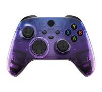 eXtremeRate Replacement Faceplate for Xbox Series X & S Controller - Personalize Your Control - Gradient Translucent Bluebell Front Housing Shell for Xbox Wireless Controller [Controller NOT Included]