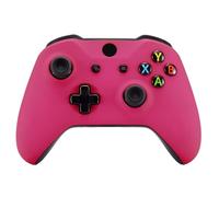 eXtremeRate Replacement Front Housing Shell for Xbox One S/X Controller, Rose Red Custom Kit Faceplate Cover Case for Xbox Wireless Controller (Model 1708)
