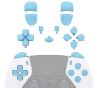 eXtremeRate Replacement Full Set Buttons Compatible with ps5 Edge Controller, Heaven Blue D-pad Share Options Home Face Buttons R1 L1 R2 L2 Triggers Compatible with ps5 Edge Controller
