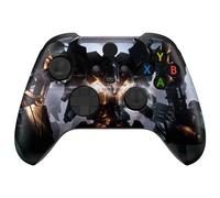 eXtremeRate Replacement Shell for Xbox Series X & S Controller - Unleash Your Style - Armored Mercenary Custom Acessories Front Housing Cover for Xbox Core Controller Wireless [Control NOT Included]