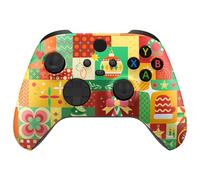 eXtremeRate Replacement Shell for Xbox Series X & S Controller - Unleash Your Style - Christmas Wrap Custom Acessories Skin Front Housing Cover for Xbox Core Controller Wireless [Control Without]