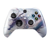 eXtremeRate Replacement Shell for Xbox Series X|S Controller - Unleash Your Style - Crystal Dragon Custom Acessories Skin Front Housing Cover for Xbox Core Controller Wireless - Console Without