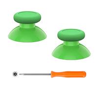 eXtremeRate Replacement Thumbsticks for Xbox Series X & S Controller, Joysticks Repair Kit for Xbox Wireless Controller, Custom Analog Stick Buttons for Xbox One S/X/Elite Controller - Green