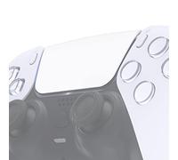 eXtremeRate Replacement Touchpad Shell for ps5 Controller BDM-010 & BDM-020 & BDM-030 & BDM-040 & BDM-050, Custom Touch Pad Cover w/Tools - Without Controller - White