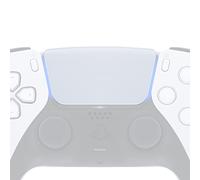 eXtremeRate Solid White Touchpad Cover for ps5 Controller BDM-010/020, DIY Replacement Part Touch Pad Shell w/ Tool for ps5 Controller