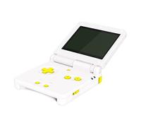 eXtremeRate Sunflower Yellow Custom Full Set Buttons for Gameboy Advance SP, Replacement A B L R Button Power On Off Volume Button D-pad Key for GBA SP Console - Console NOT Included