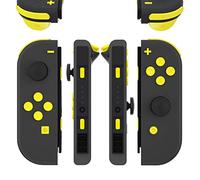 eXtremeRate Sunflower Yellow Replacement ABXY Direction Keys SR SL L R ZR ZL Trigger Buttons, Full Set Buttons with Tools for Nintendo Switch & Switch OLED Model Joy-con - JoyCon Shell NOT Included