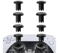 eXtremeRate ThumbsGear V3 Interchangeable Ergonomic Thumbsticks for PS5/PS5 EDGE Controller, Replacement Analog Thumb Sticks for PS4-4 Height Adjustable Convex & Concave Grip Joysticks - Black