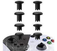 eXtremeRate ThumbsGear V3 Interchangeable Thumbsticks for Xbox Core Controller, 4 Height Adjustable Convex and Concave Grip Joysticks for Xbox One S/X/Elite, for Nintendo Switch Pro Controller - Black