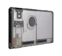 eXtremeRate Transparent Clear Console Back Plate DIY Replacement Housing Shell Case for Nintendo Switch Console with Kickstand - JoyCon Shell NOT Included