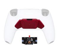 eXtremeRate Turn RISE to RISE4 Kit - Redesigned Volcanic Red K1 K2 K3 K4 Back Buttons Housing & Remap PCB Board RISE & RISE4 Remap kit for PS5 Controller - Without Other Accessories