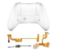 eXtremeRate VICTOR X Remap Kit for Xbox Series X/S Controller, 6 Profiles & White Redesigned Back Shell & Side Rails & 4 Back Buttons for Xbox Core Controller - Controller NOT Included