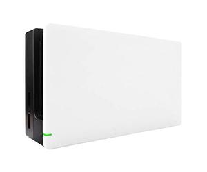 eXtremeRate White Custom Faceplate for Nintendo Switch Charging Dock, DIY Replacement Housing Shell for Nintendo Switch Dock - Dock NOT Included