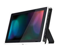 eXtremeRate White DIY Housing Shell for Nintendo Switch Console, Replacement Faceplate Front Frame for Nintendo Switch Console with Volume Up Down Power Buttons - Console NOT Included