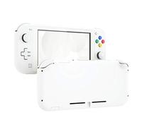 eXtremeRate White DIY Replacement Shell for Nintendo Switch Lite, NSL Handheld Controller Housing with Screen Protector, Custom Case Cover for Nintendo Switch Lite [Console NOT Included]