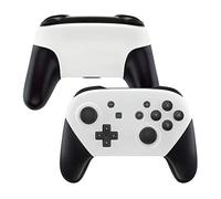 eXtremeRate White Faceplate and Backplate for Nintendo Switch Pro Controller, DIY Replacement Shell Housing Case for Nintendo Switch Pro - Controller NOT Included