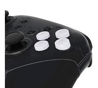eXtremeRate White Interchangeable ABXY Buttons for Nintendo Switch Pro Controller, DIY Swappable Replacement ABXY for NS Pro Controller- Controller NOT Included