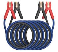 EXTRESPO Heavy Duty Jumper Cables, 0 Gauge 25 Feet 1000 Amp Booster Cables, UL Listed Cables for 12 V & 24 V Cars, SUVs and Trucks, Jumper Cables Kit with Carry Bag, Gloves, Brushes (0 Gauge 25 Feet)