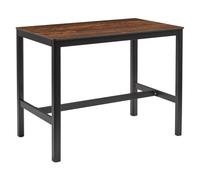 extro 120cm wooden bar table in vintage copper