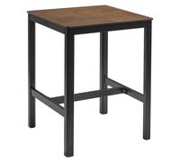 extro 80cm wooden bar table in vintage copper