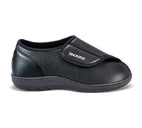 EXTRO STYLE Tecnica 3E, Elderly Line, PEL-Flex, Orthopedic Shoe Made in Italy, Removable Insole, Hook-and-Loop Fastener. (Black, UK Footwear Size System, Adult, Women, Numeric, Medium, 9)