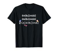 Extrovert Introvert Booktrovert Butterfly Coquette Bow T-Shirt