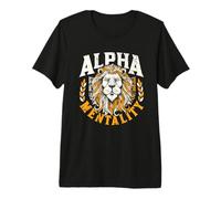 Extrovert Leader Lion Alpha Mentality Personality Coach Premium T-Shirt