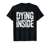 Extroverted Outside Dying Inside Party Situational Extrovert T-Shirt