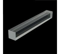 Extruded Acrylic Plastic Rod Length 100mm to 500mm, High Transparency Square Bar for Architecture(Length 500mm 10pcs,40x40mm)