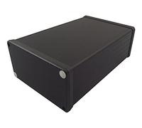 Extruded Enclosure, Black | ENCLOSURES Metal / 19" Cabinet Racks, 1 X Qty - 1455N1601BK