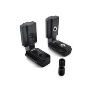 Extruded Hardware, 10Pcs Series Inside Hidden Bracket L Shape Interior Corner Connector With Screws For Aluminum(3030M6 Black)