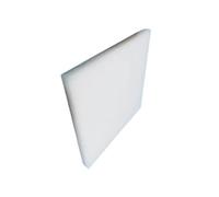 Extruded Plastic Panel 1pc Plastic Sheet Thickness 3mm-60mm, Acetal POM Plate Durability for Engineering Rectangular/Square(White,10X500X500mm)