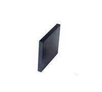 Extruded Plastic Panel 1pc POM Plastic Board Length 200-300mm, Precision Polyoxymethylene Plate Black/White for Engineering(Black,12x100x200mm)