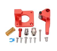Extruder Aluminum Block Kit Dual Gear Extruder Feeder 3D Printer Accessories Right Hand Design for CR10S PRO Ender 3 PRO Ender 5 Aluminum Alloy Red DIY Assembly Kit