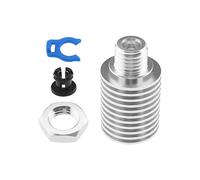 Extruder Heat Sink 1.75mm Compatible with E3D V6 Hotends 3D Printer Aluminum Cooler Heatsink with Tube Clamp & Collet Clip